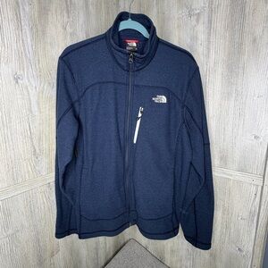 The North Face Dark Blue Zip-Up Jacket